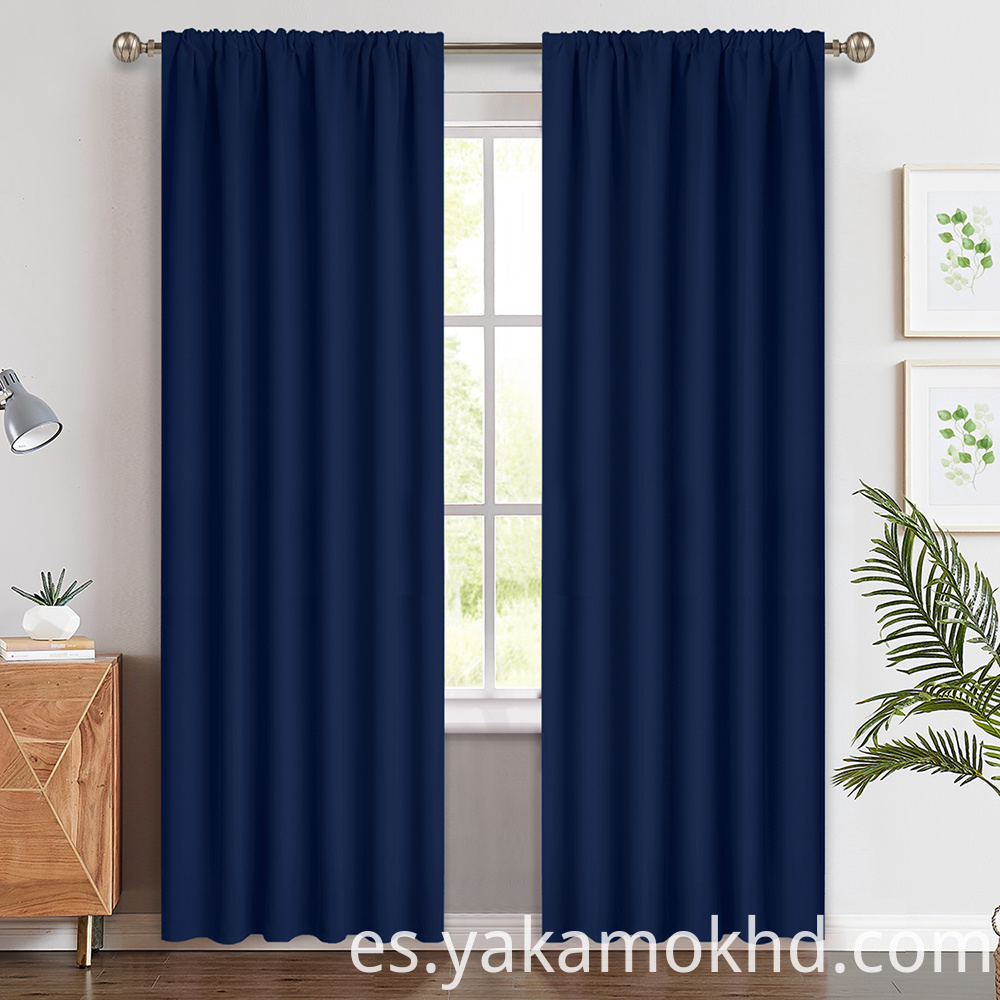 Cortinas Azul Marino Navy Blue Curtains